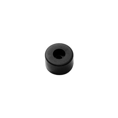 Pata de goma pequeña con arandela de acero Diámetro: 22,4 mm Altura: 13,2 mm