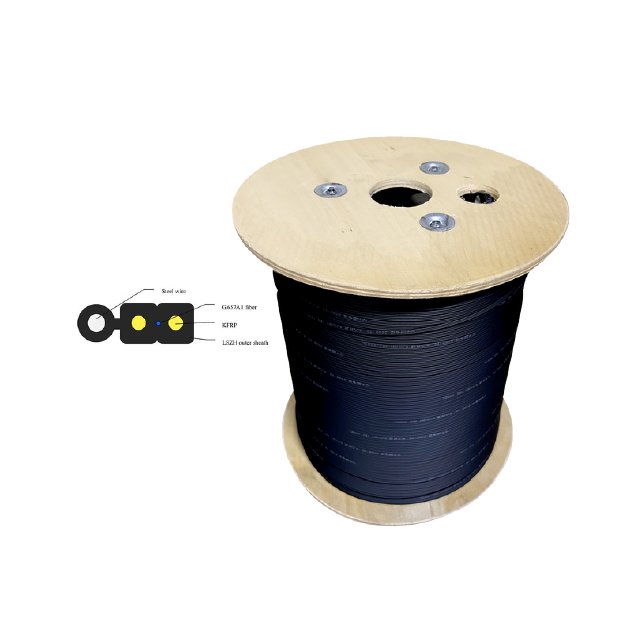Fibra Optica FTTX 1 hilo Armada Monomodo, V2, soporta 100Gb, precio por metro, carrete completo 1Km