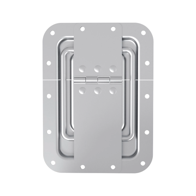 Bisagra grande de empotrar poco profunda 7mm con tope, 127mmX173mm