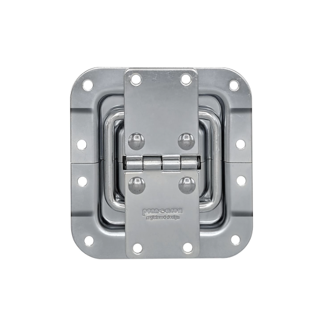 Bisagra con soporte para tapa pequeña con offset de 27mm, 102mmX105mm